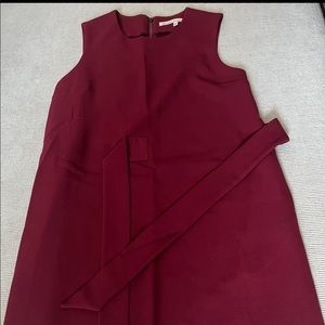 Rachel burgundy mini dress